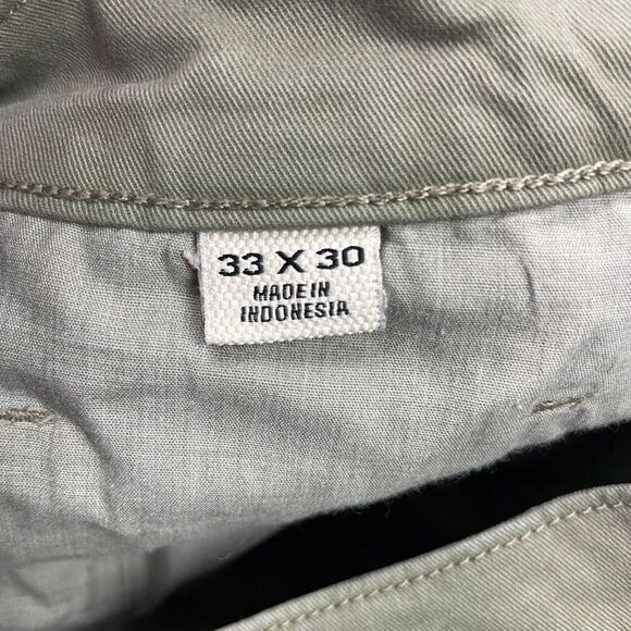 Flint Tinder Pants Mens 33x30 Green 365 HB Athletic Tapered Fit Stretch - Picture 6 of 12